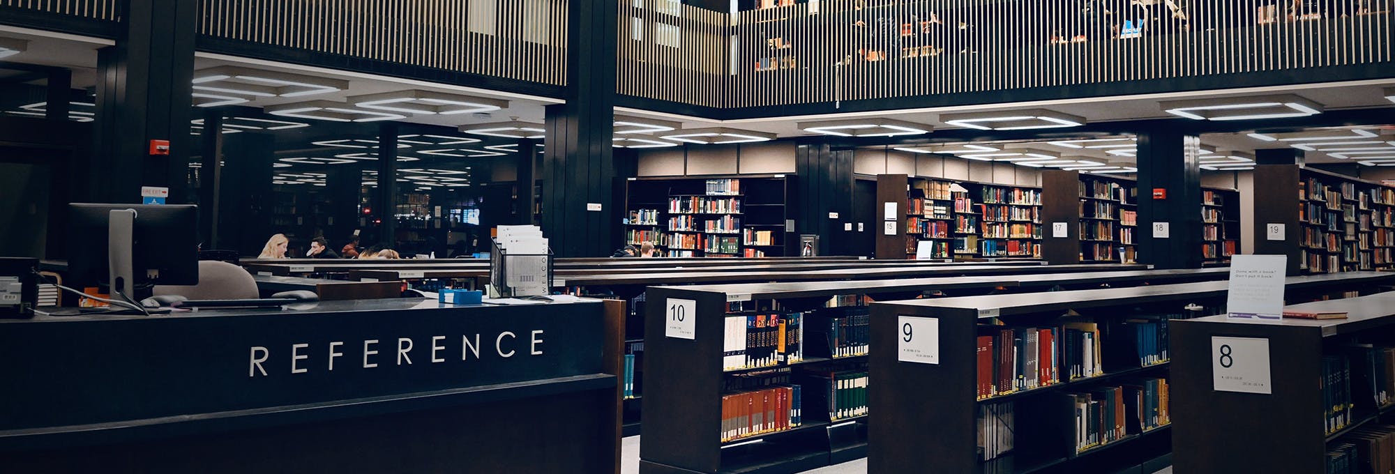 Library where you can research How To Get A Job while in College 