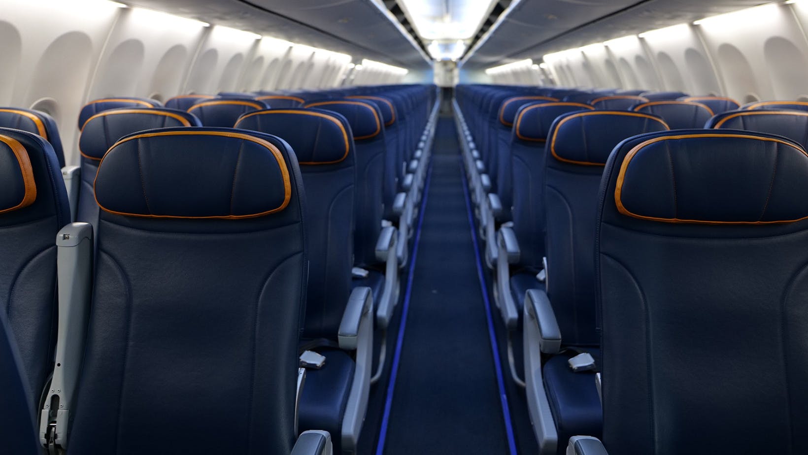 airline seating rows representing negative correlation meaning